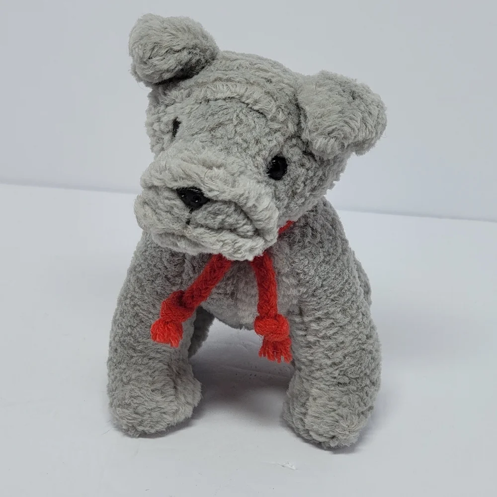 💚 Gund Dog Plush Schnauzer Stuffed‎ Animal Pupcakes 5361 Gray Tufted